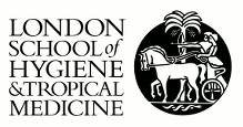 logo for LSHTM - London School of Hygiene & Tropical Medicine